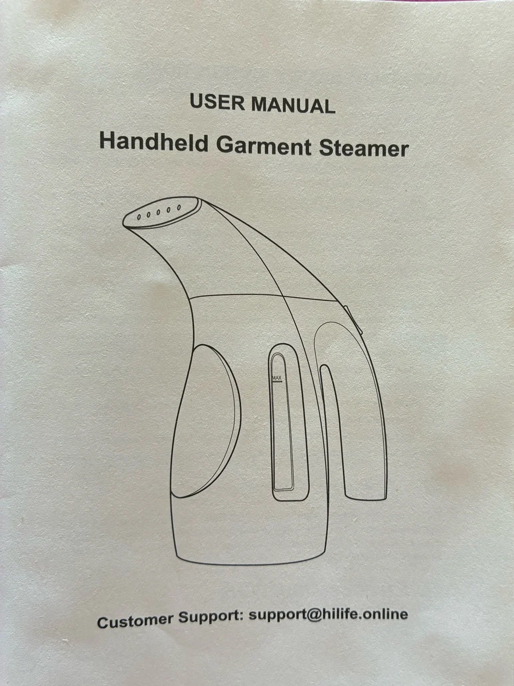Portable Garment Steamer NWT